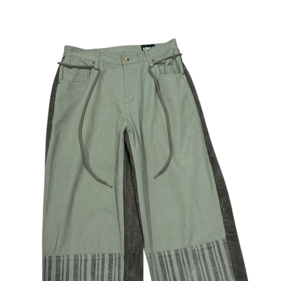 아조바이아조 TRI 믹스드 코듀로이 팬츠 카키 그린 L 상품이미지2