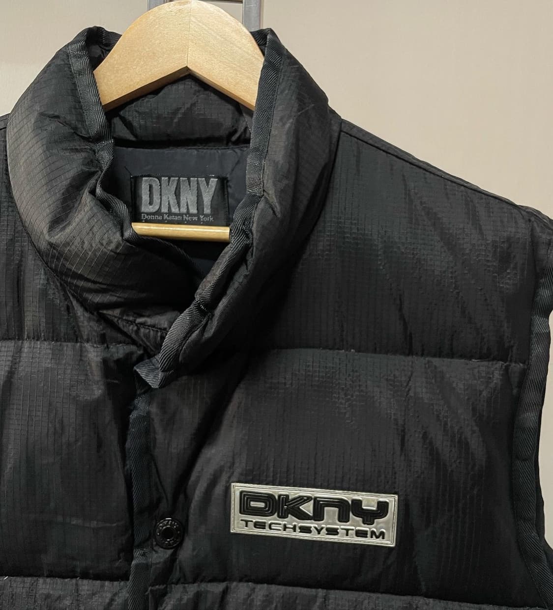 90s DKNY 테크시스템 덕다운 푸퍼베스트 110 상품이미지2