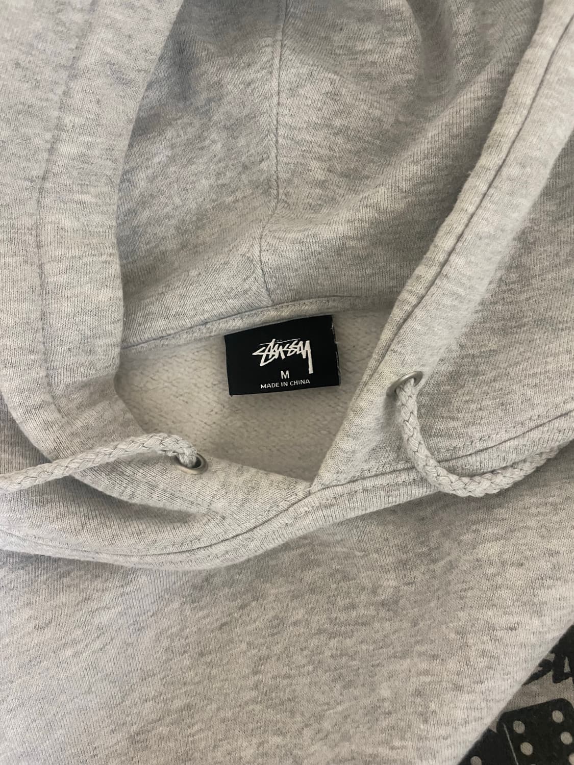 스투시 도미노 후드티 그레이 상품이미지3