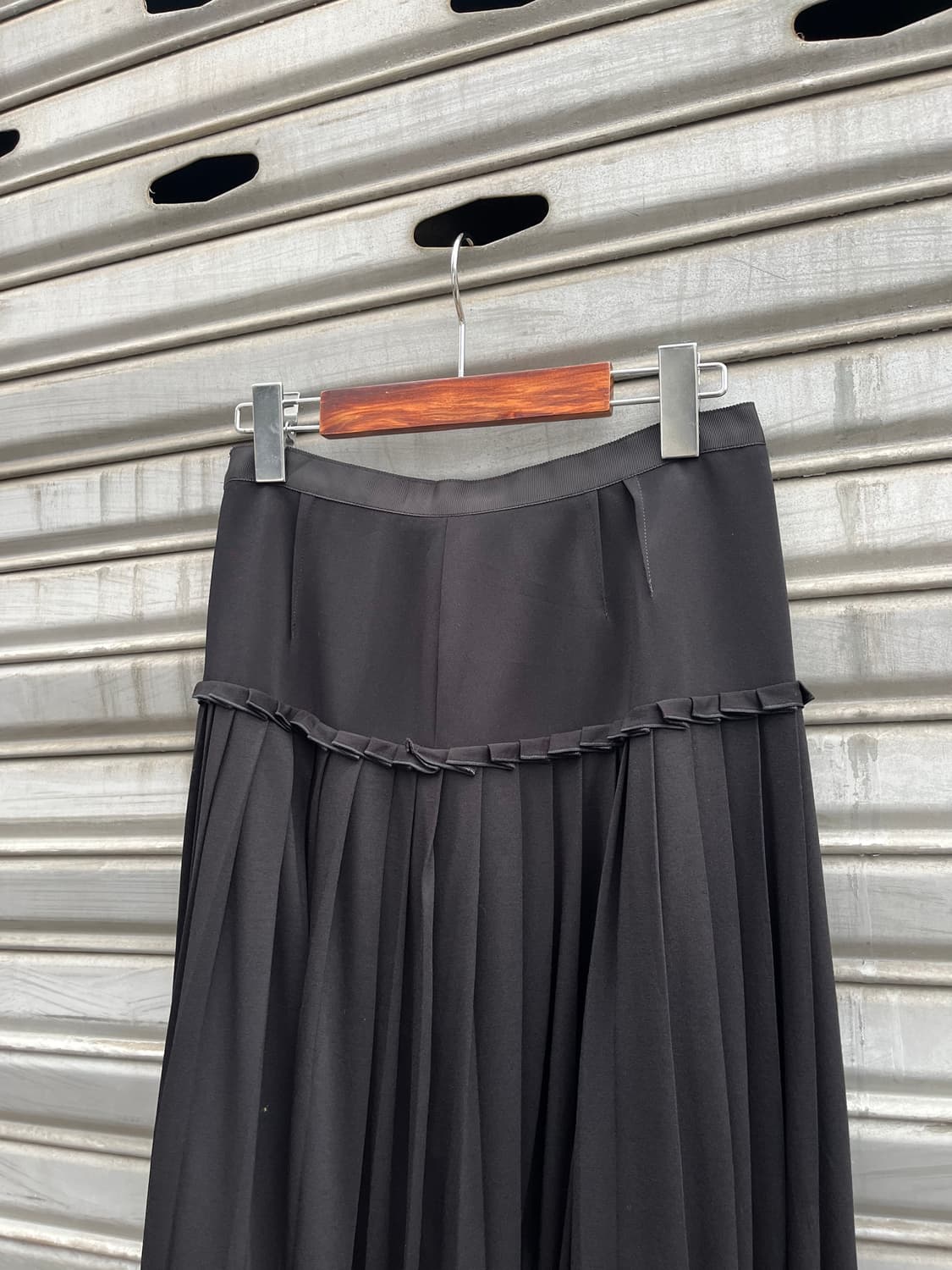 Lanvin 플리츠 미디스커트 상품이미지6