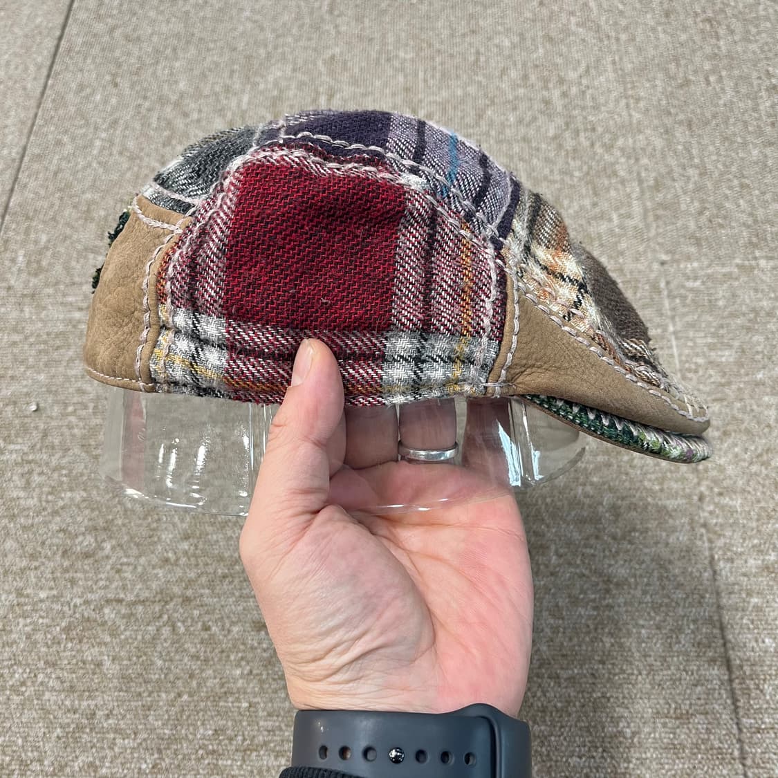 빈티지 트루릴리전 패치워크 헌팅캡 상품이미지2