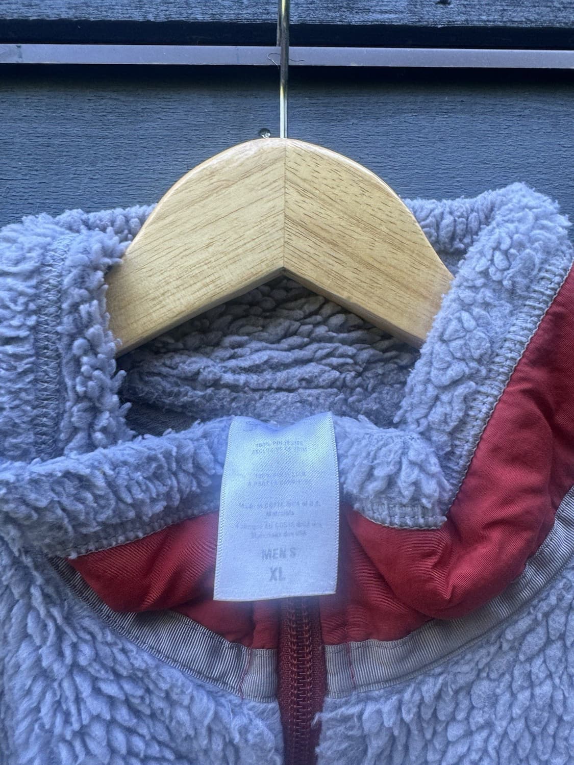 파타고니아 클래식 레트로-X 플리스 자켓 니켈/레드 상품이미지3