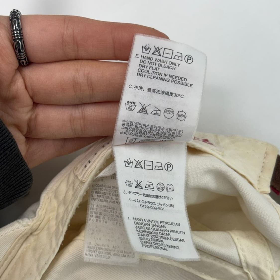 LEVI'S 빈티지 볼캡 화이트 상품이미지9