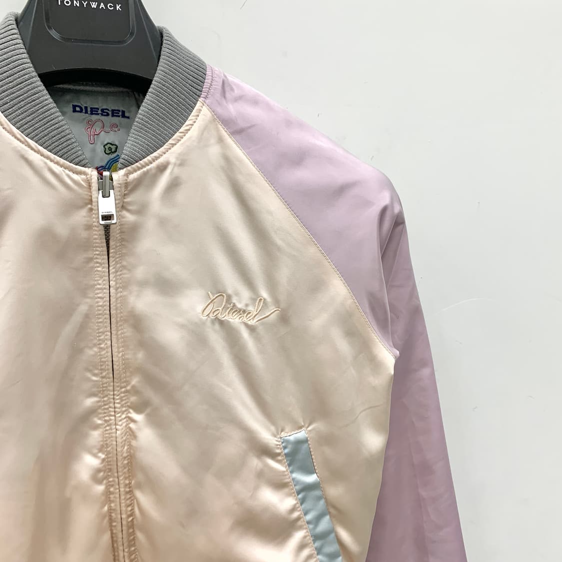 디젤 리버시블 자수워크 파스텔 스카쟌 상품이미지8