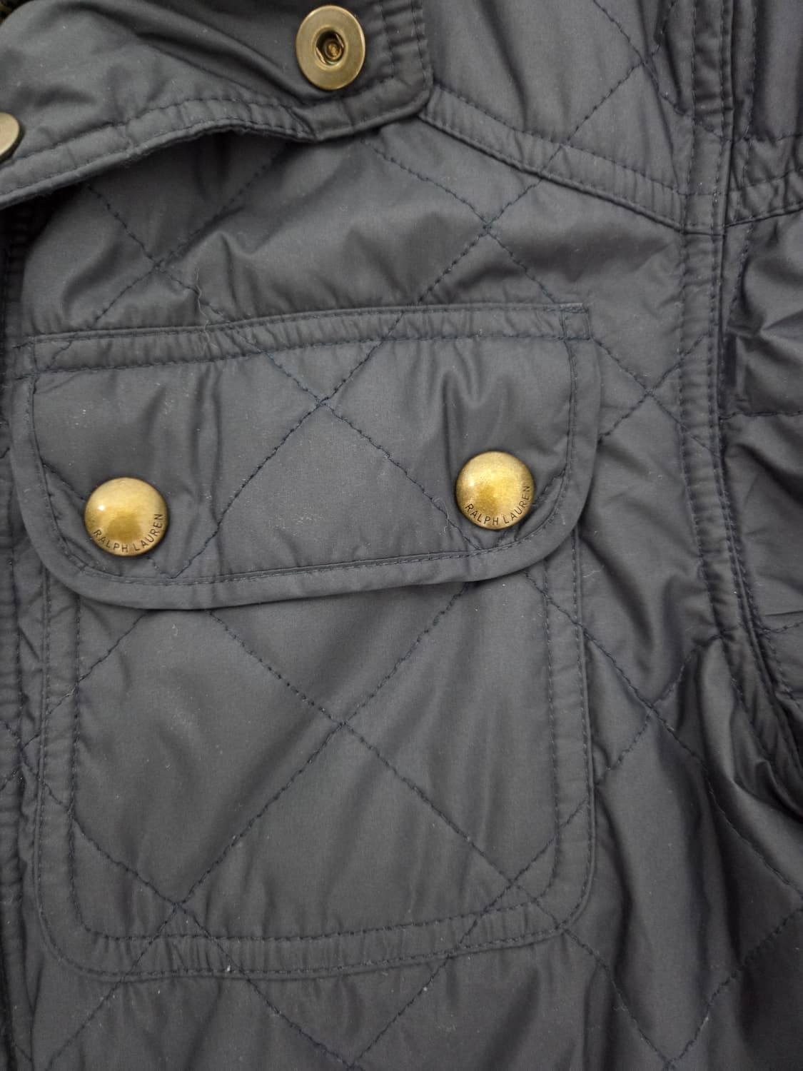 폴로 랄프로렌 퀼팅 자켓 네이비 상품이미지2