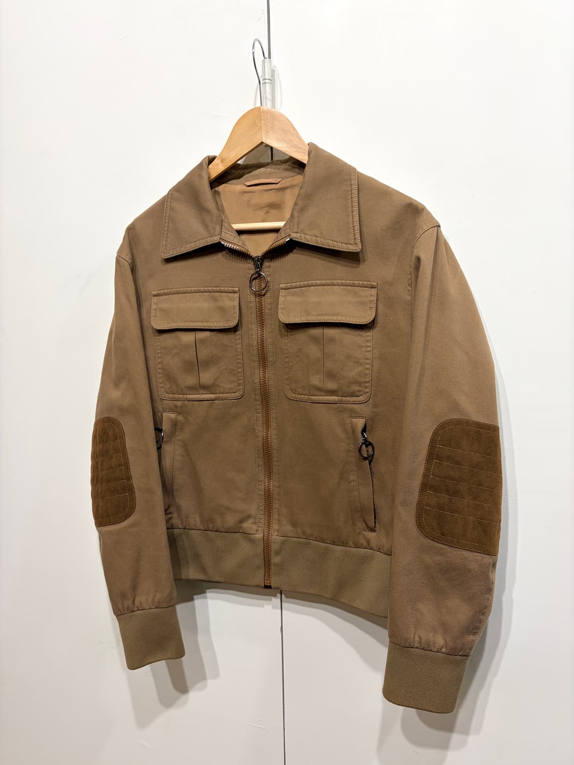 닐바렛 스웨이드 패치 블루종 자켓 상품이미지2