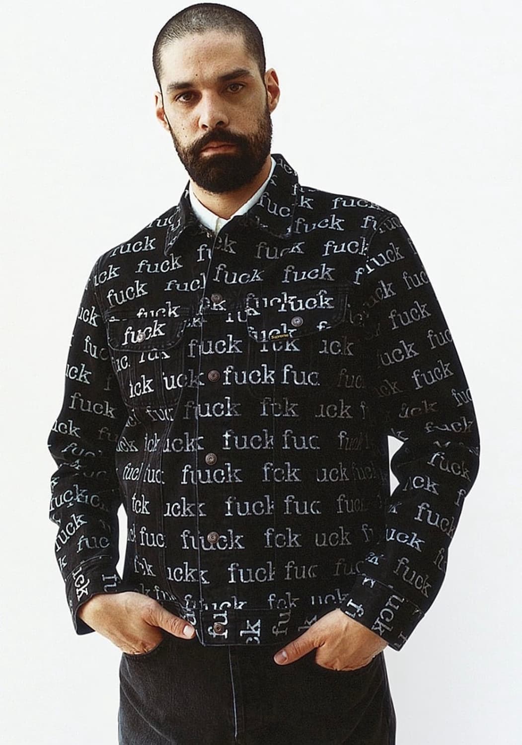 슈프림 13 s/s supreme fuck 데님 자켓 상품이미지1