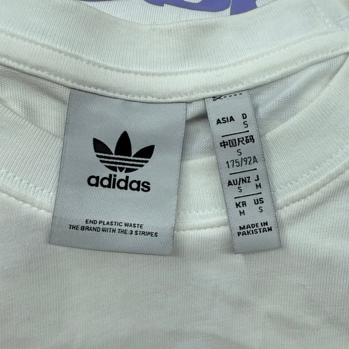 아디다스 백로고 블랙 퍼플 롱슬리브  상품이미지5