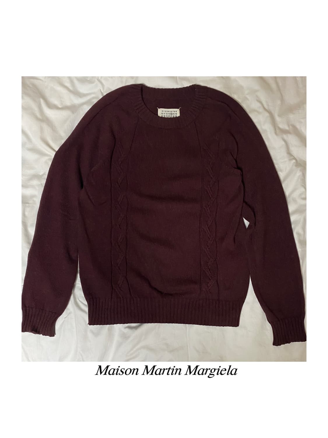 마틴 마르지엘라 모헤어 울 니트 크리스마스 아카이브 가디건 상품이미지1