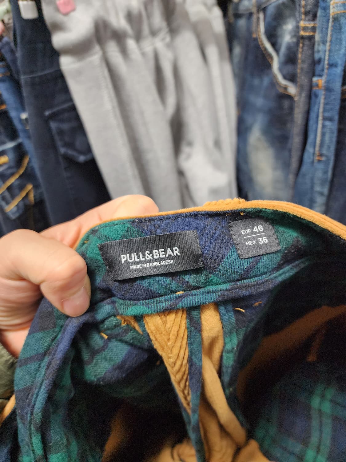 풀앤베어 코듀로이 와이드 팬츠 상품이미지4