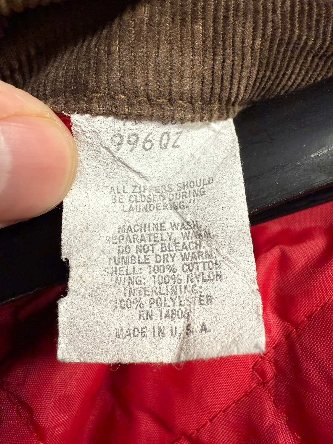 80년대 Carhartt 덕 워크코트 44R 상품이미지4