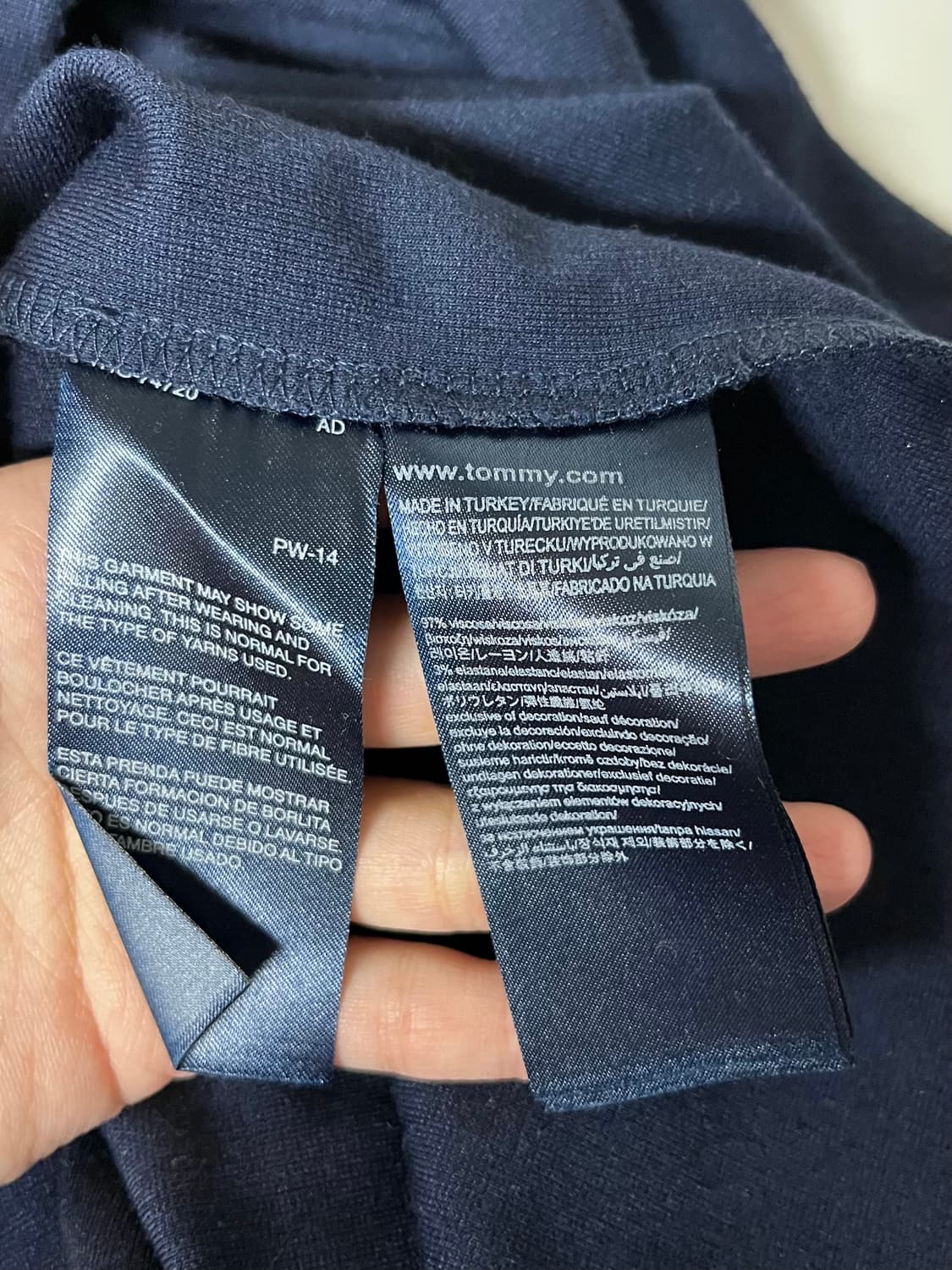 M) 타미힐피거 루즈핏 원피스 네이비 상품이미지5