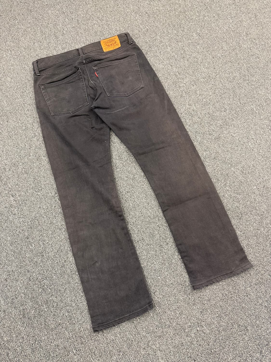 33)리바이스 705 빈티지 블랙 데님팬츠 상품이미지2