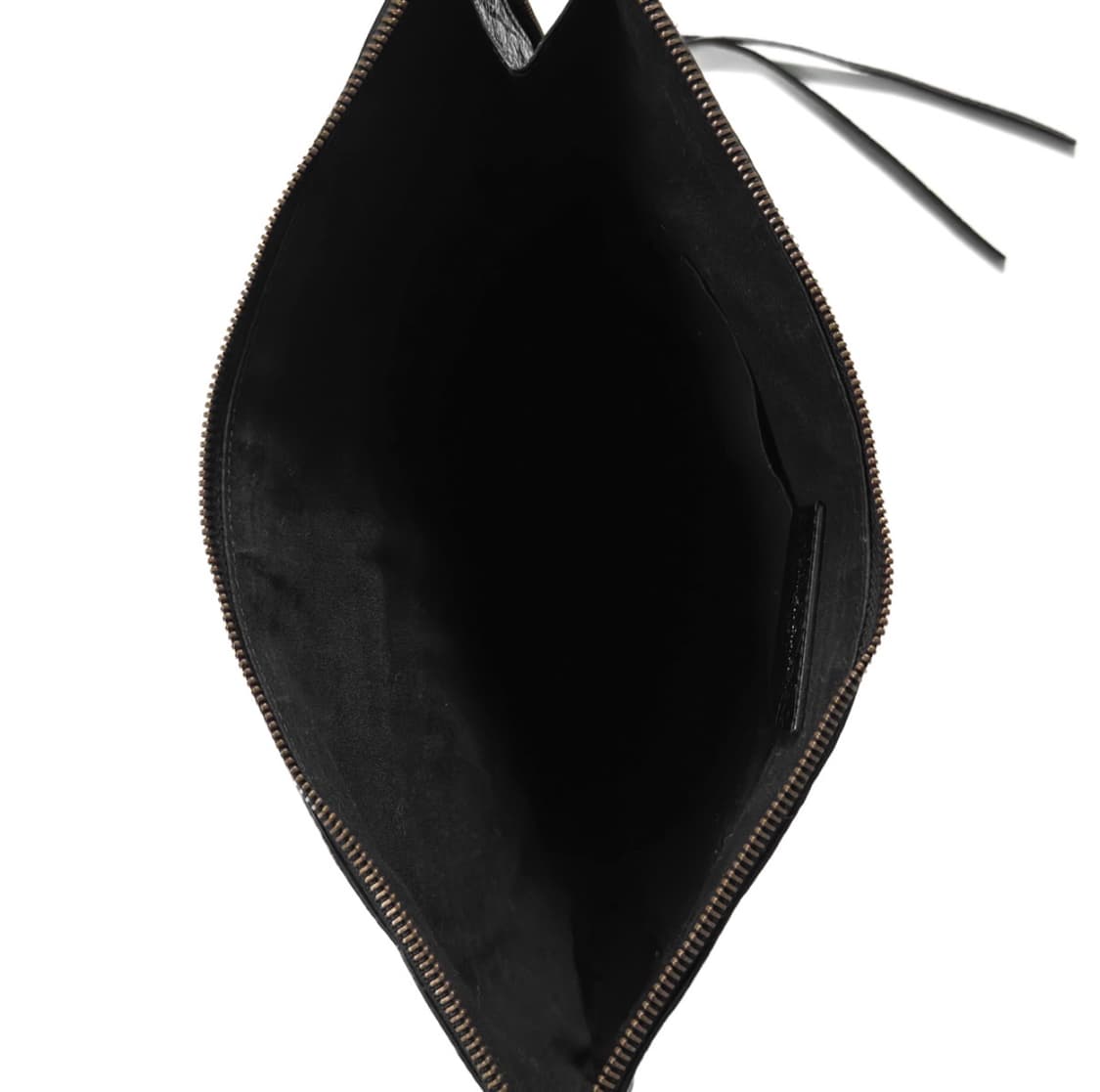 [L] 발렌시아가 모터 시티 클래식 클립 레더 클러치 파우치 라지 블랙 상품이미지6