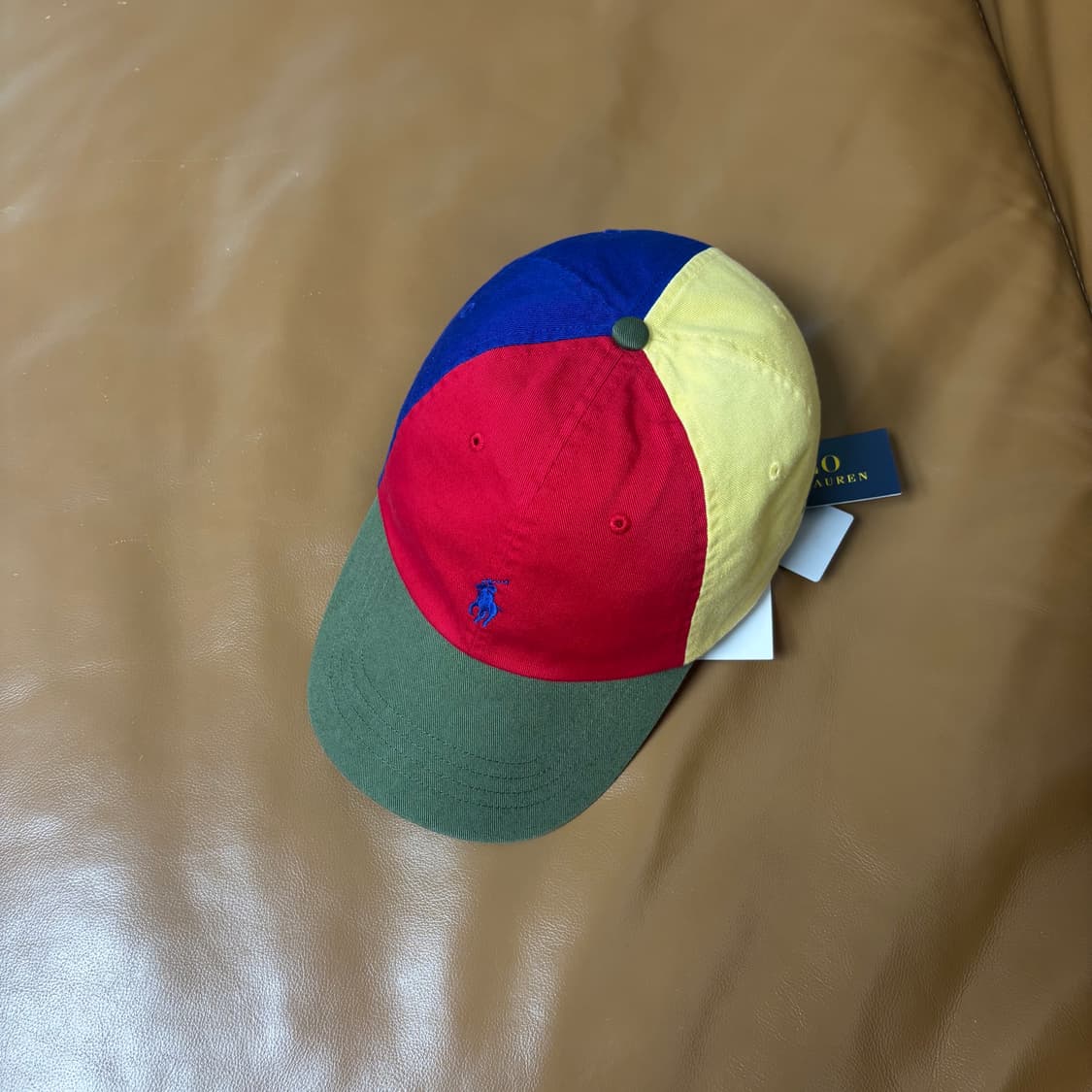 (Polo x Beams) 폴로x빔즈 트리플 포니 6패널 볼캡 모자 상품이미지5