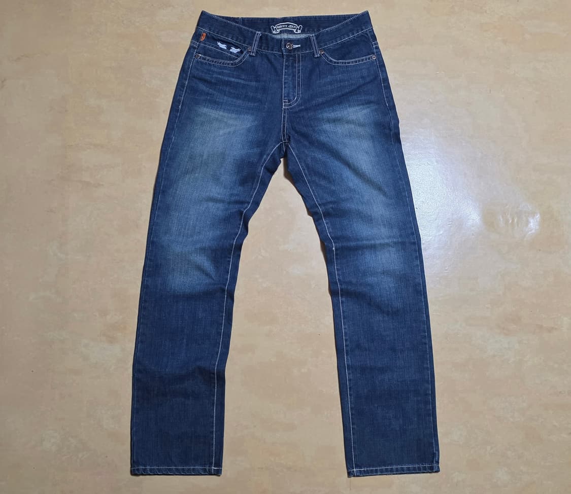 [A급34] 로빈스진 유니언잭&아이언크로스 커스텀 빈티지진 상품이미지5