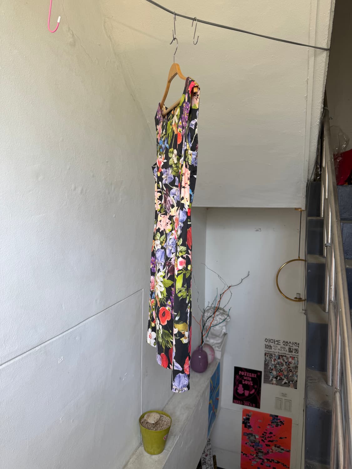 SUPERPOSE 플라워 나시 원피스 made in italy 상품이미지4