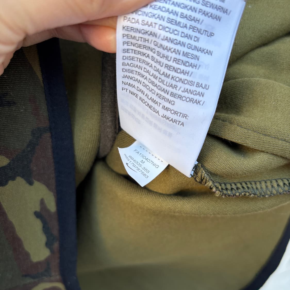 Nike 나이키 테크팩 카모 후드집업 상품이미지6