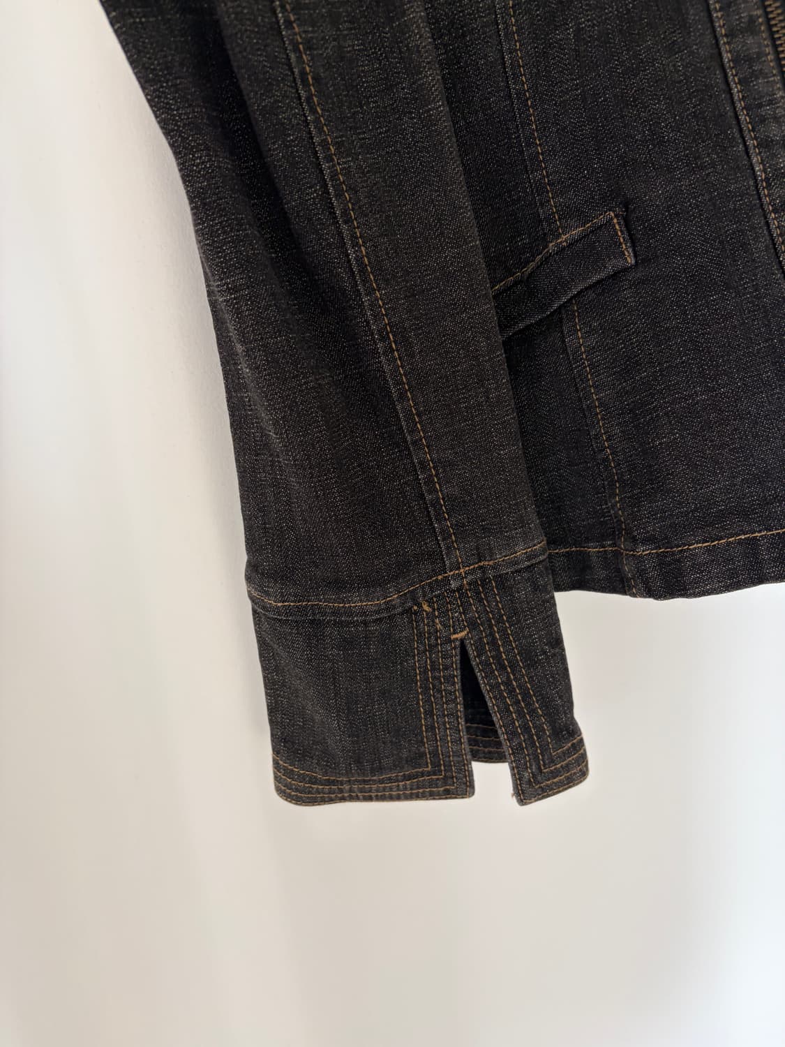 vintage 2way zipper denim jacket  상품이미지4