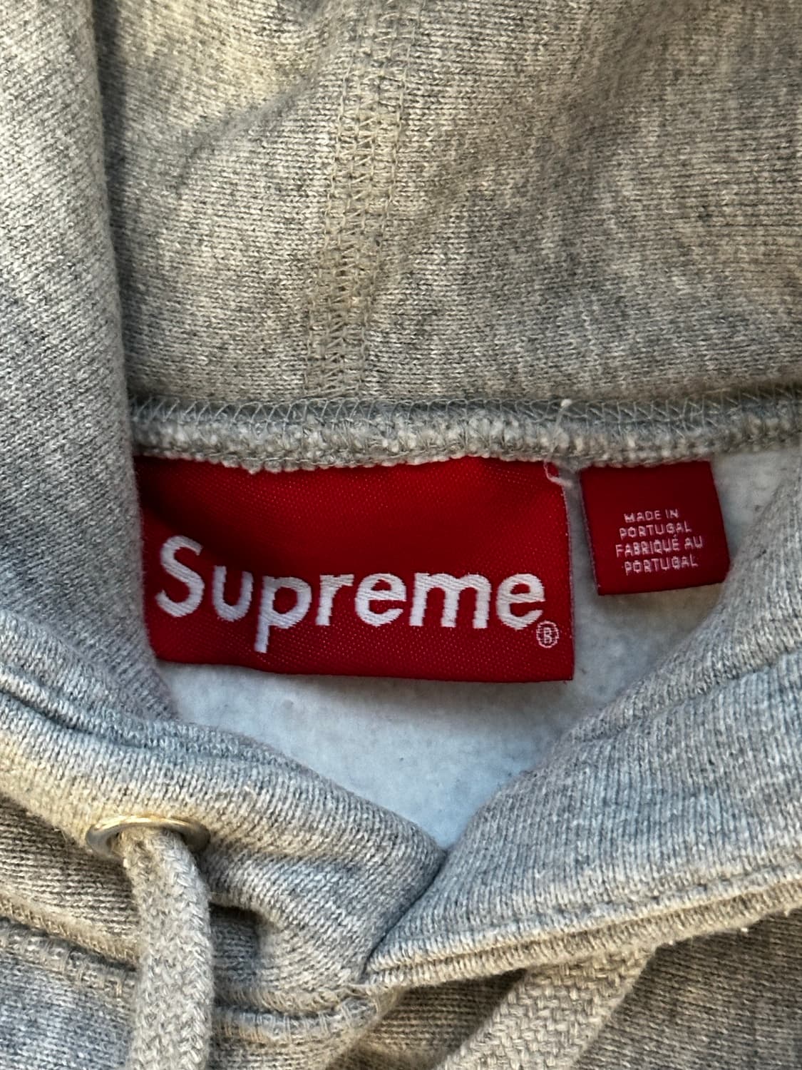 슈프림 바시티 후드 스웨트셔츠 헤더 그레이- 23FW 상품이미지2