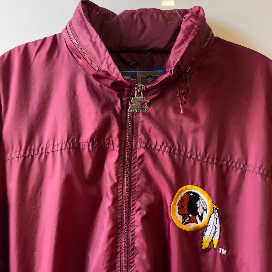 스타터 레드 스킨스 올드스쿨 바람막이 상품이미지2