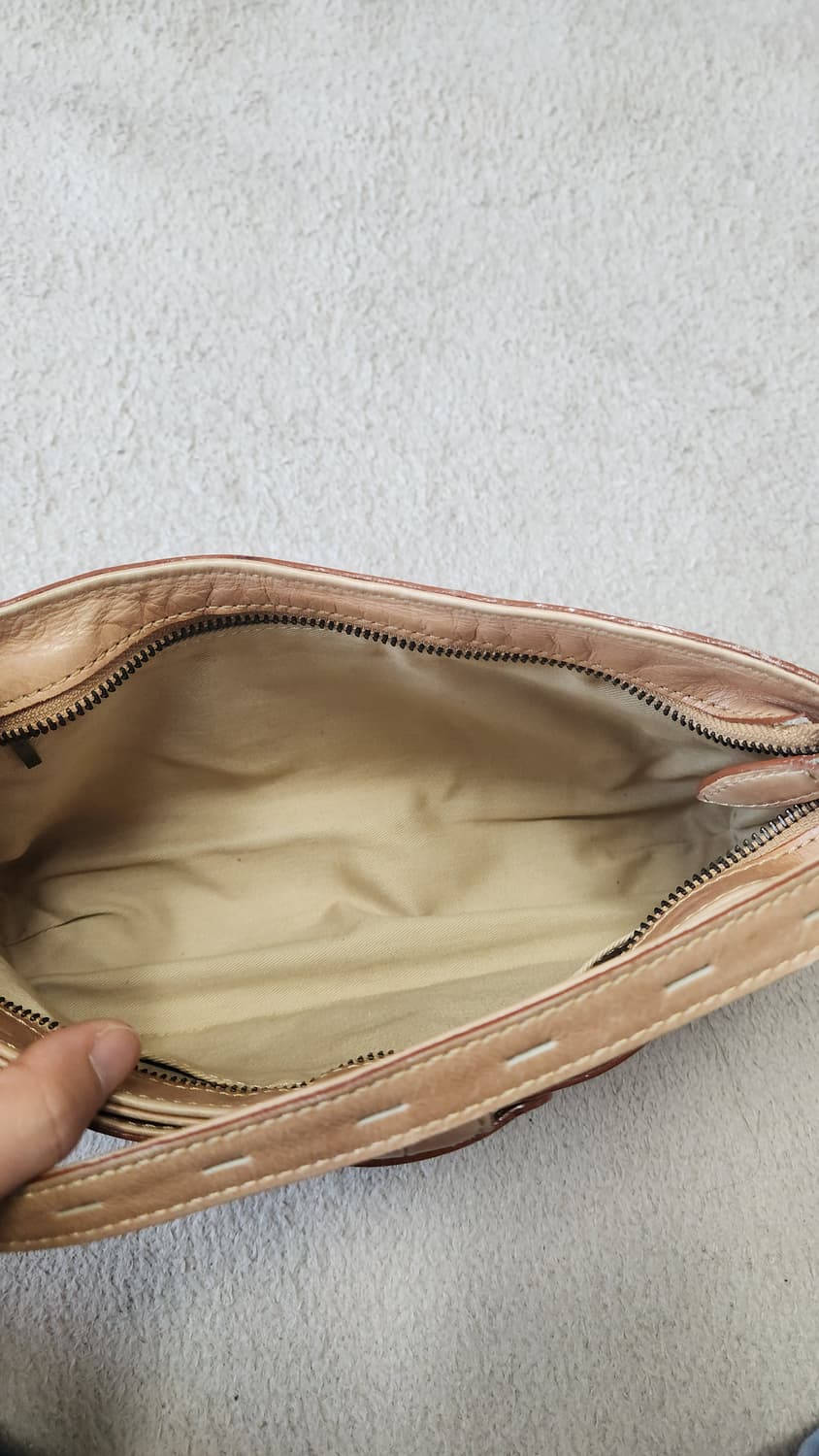 모리걸 브라운 빈티지 토트백  상품이미지4