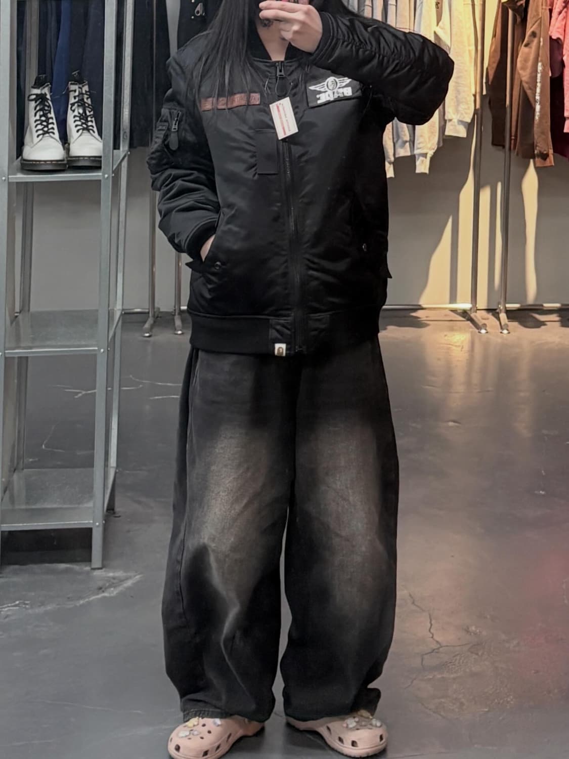 베이프 항공 봄버 자켓 A3555 상품이미지1