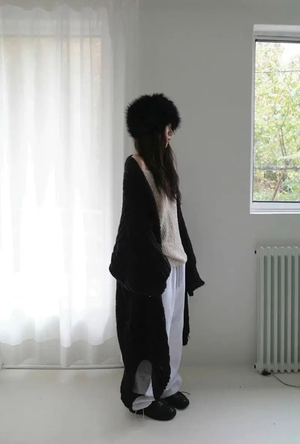 르노우 헤비 울 가디건 상품이미지1