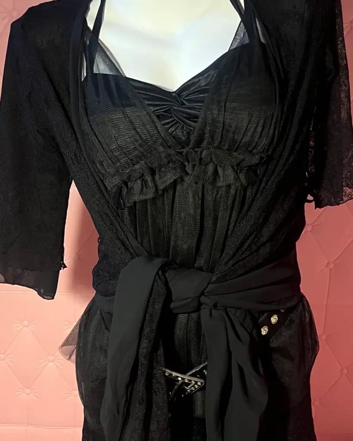 케토하우스 크루 합정빈티지 섹시고스펑크 코디세트 상품이미지2