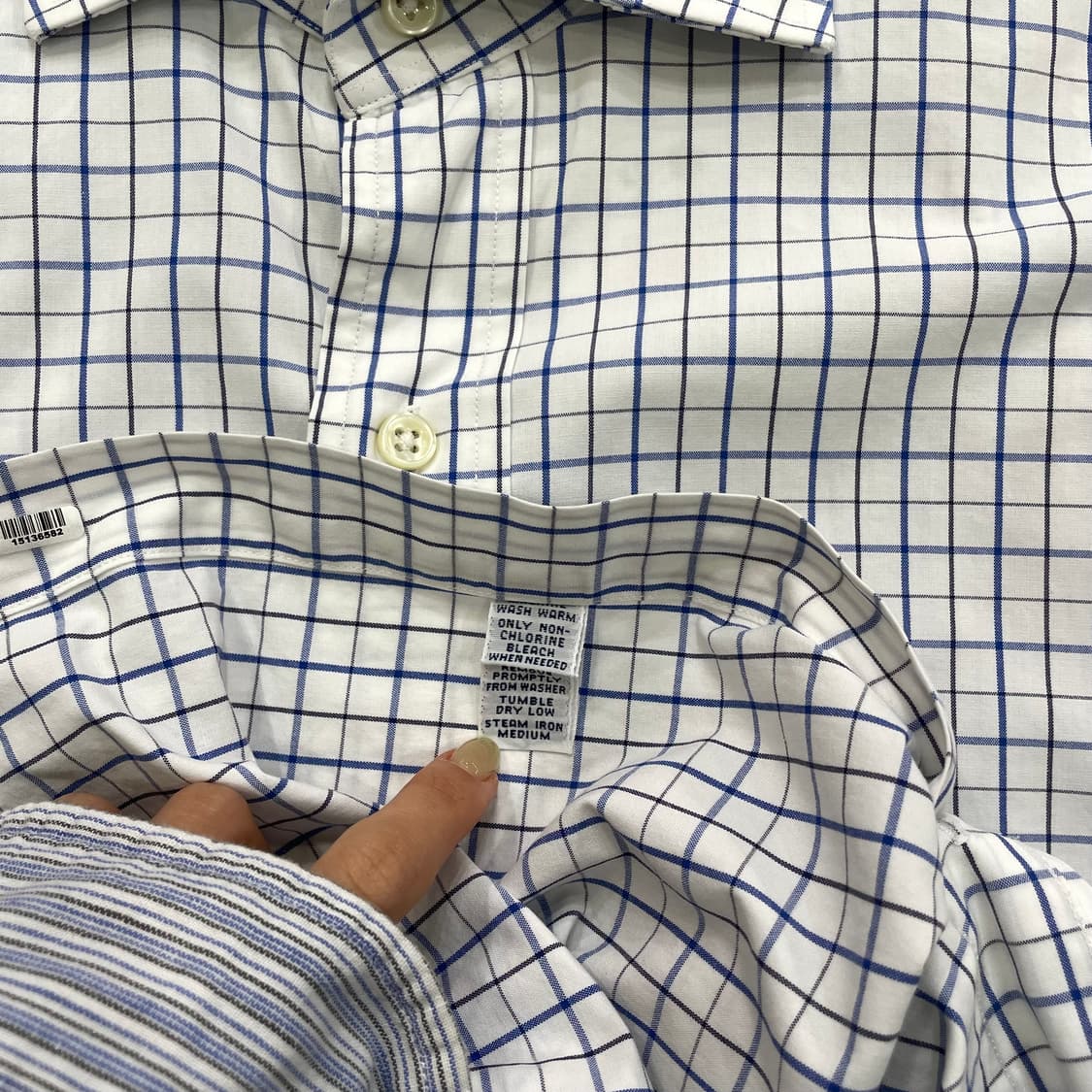 (16 1/2) POLO 폴로 랄프로렌 체크 셔츠 리젠트 클래식핏 상품이미지10