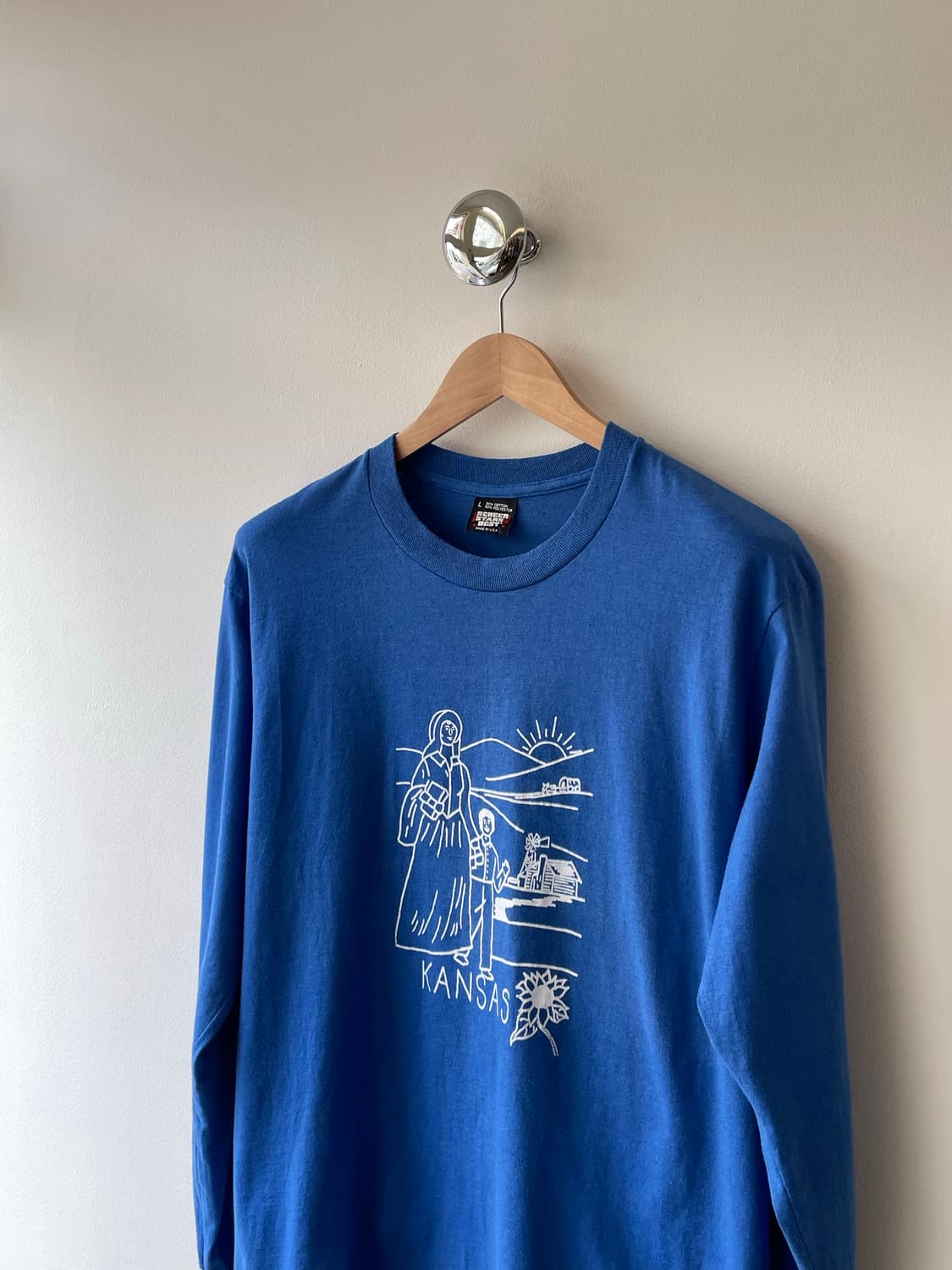 90’s USA “Cansas” Longsleeve T-shirt 상품이미지2