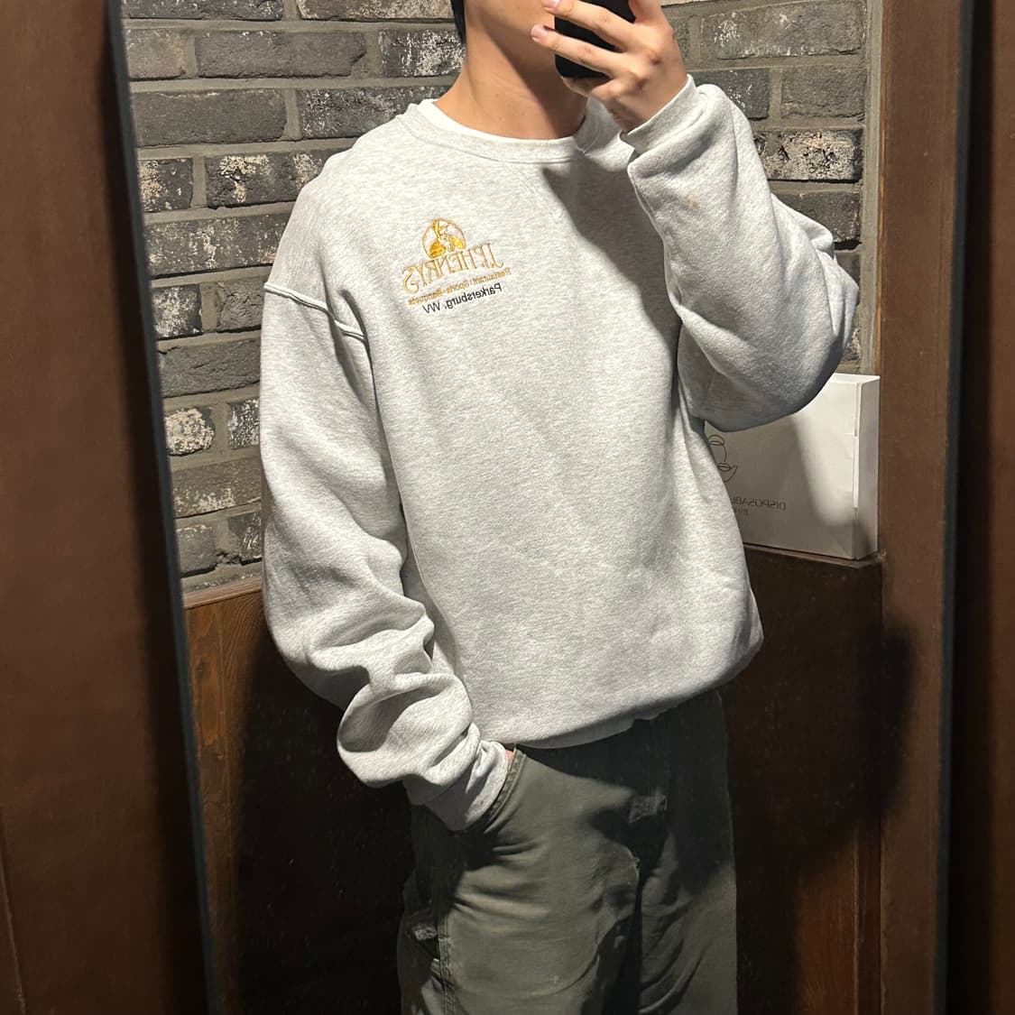 XL) 러셀 애슬레틱 00s J.P. Henry's 자수 스웻 맨투맨 상품이미지10