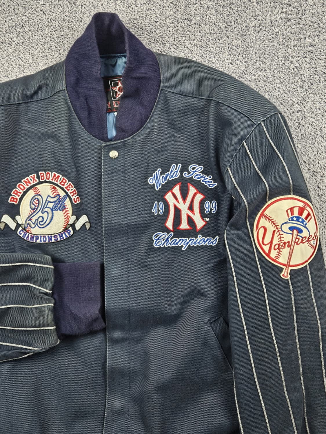 USA JH디자인 1999챔피언 뉴욕양키스 바시티자켓 (M)/ 10183 상품이미지6