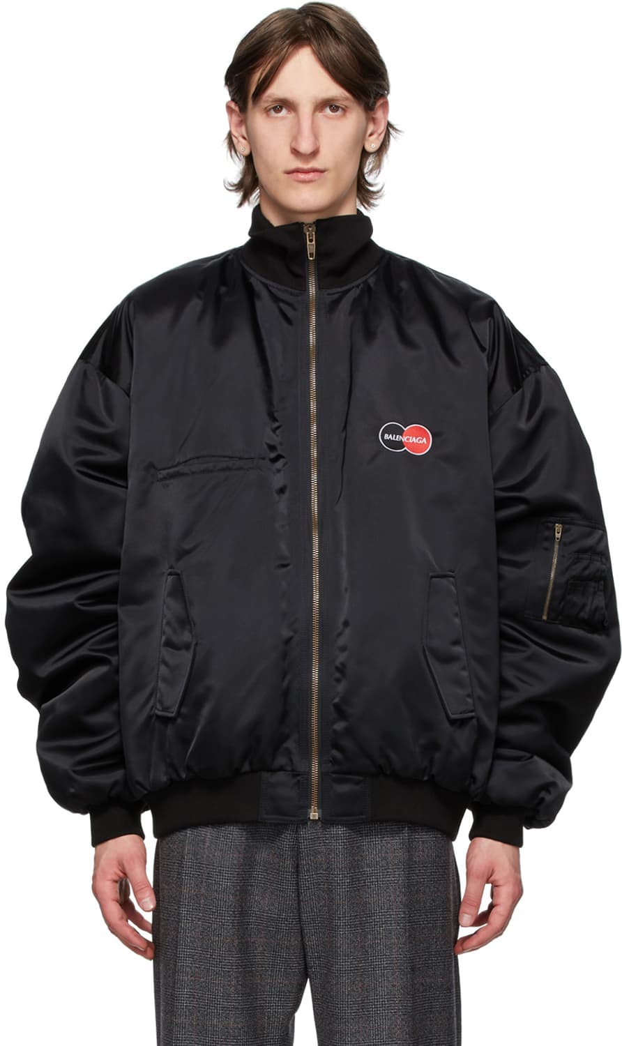 발렌시아가 마스터 로고 봄버 자켓 44 상품이미지1