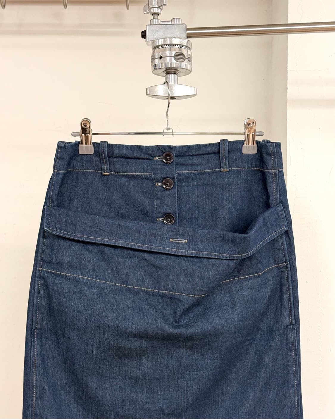 르메르 데님 와이드 프론트 포켓 미디 스커트 상품이미지2