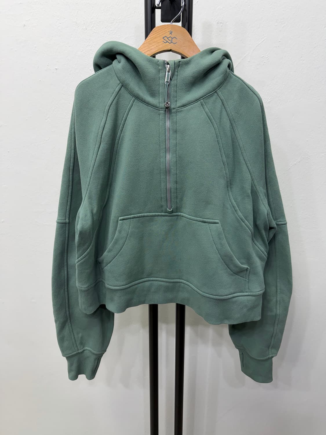 정품) 룰루레몬 여성 오버핏 하프집업 후드티 XS 상품이미지1