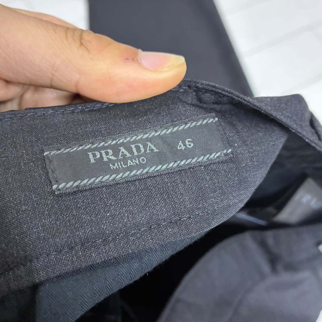 [46] 프라다 스태프 트라우져 팬츠 상품이미지4