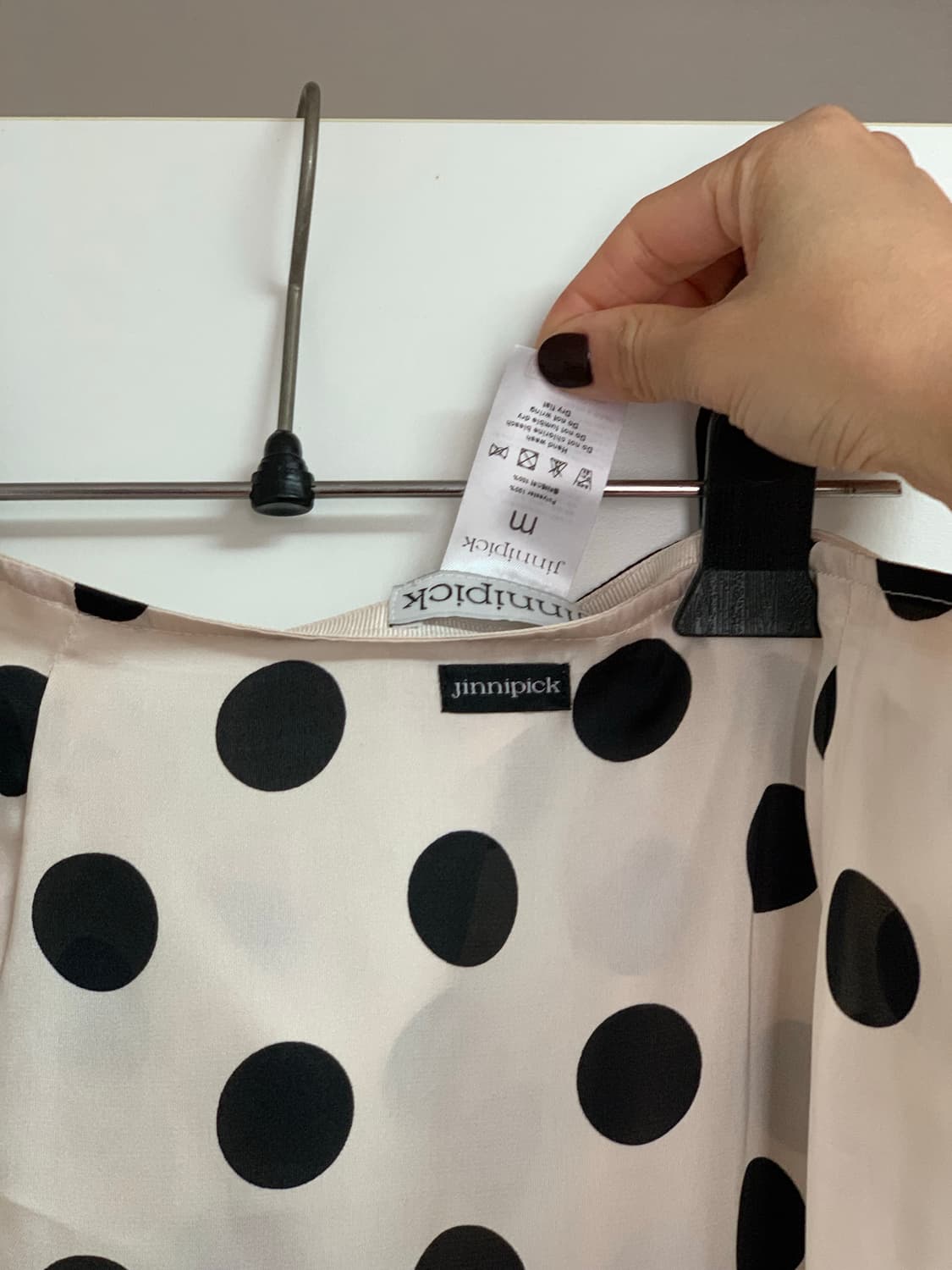 지니픽 jinnipick 폴카 도트 스커트 m 상품이미지4