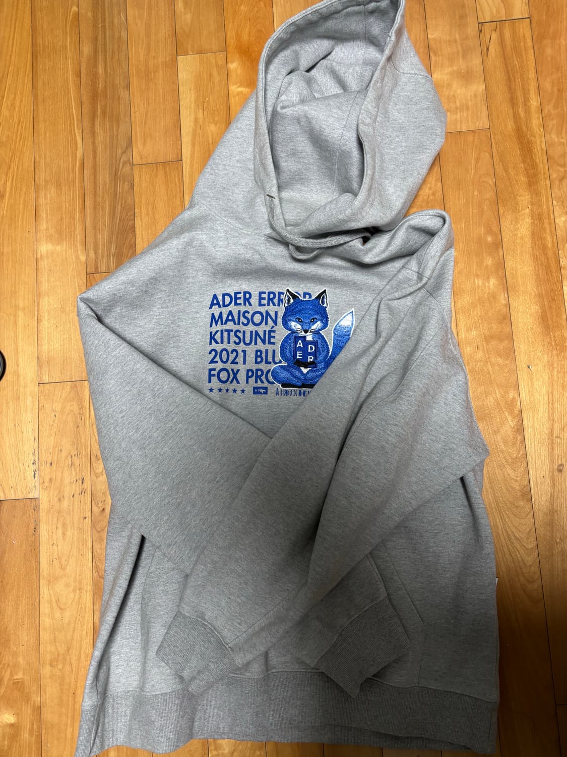 [A2] 메종키츠네 아더에러 폭스 후드 그레이 상품이미지2