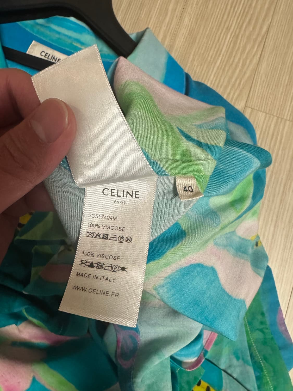 셀린느 하와이안 셔츠 40 상품이미지6