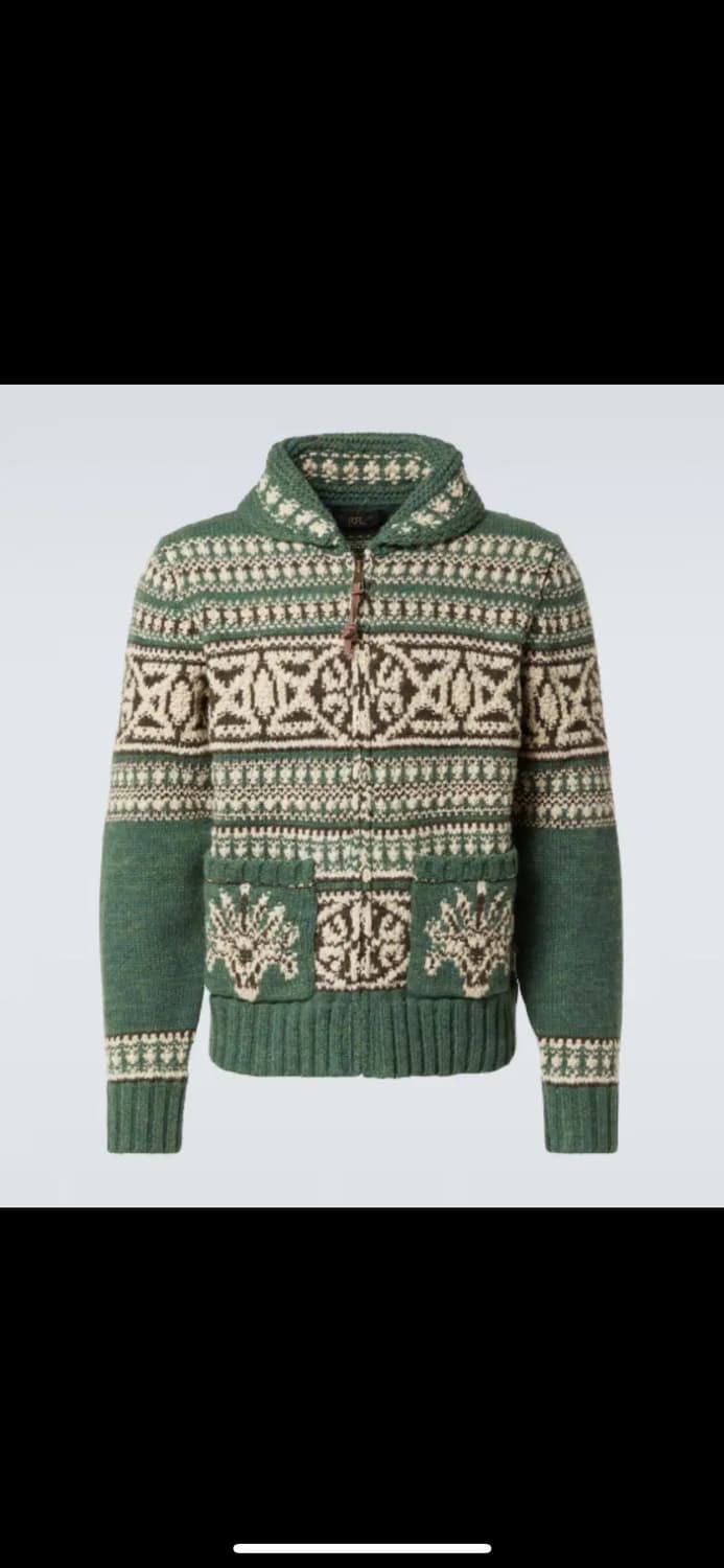 (명작) 더블알엘 집업 스웨터 가디건 RRL 상품이미지2