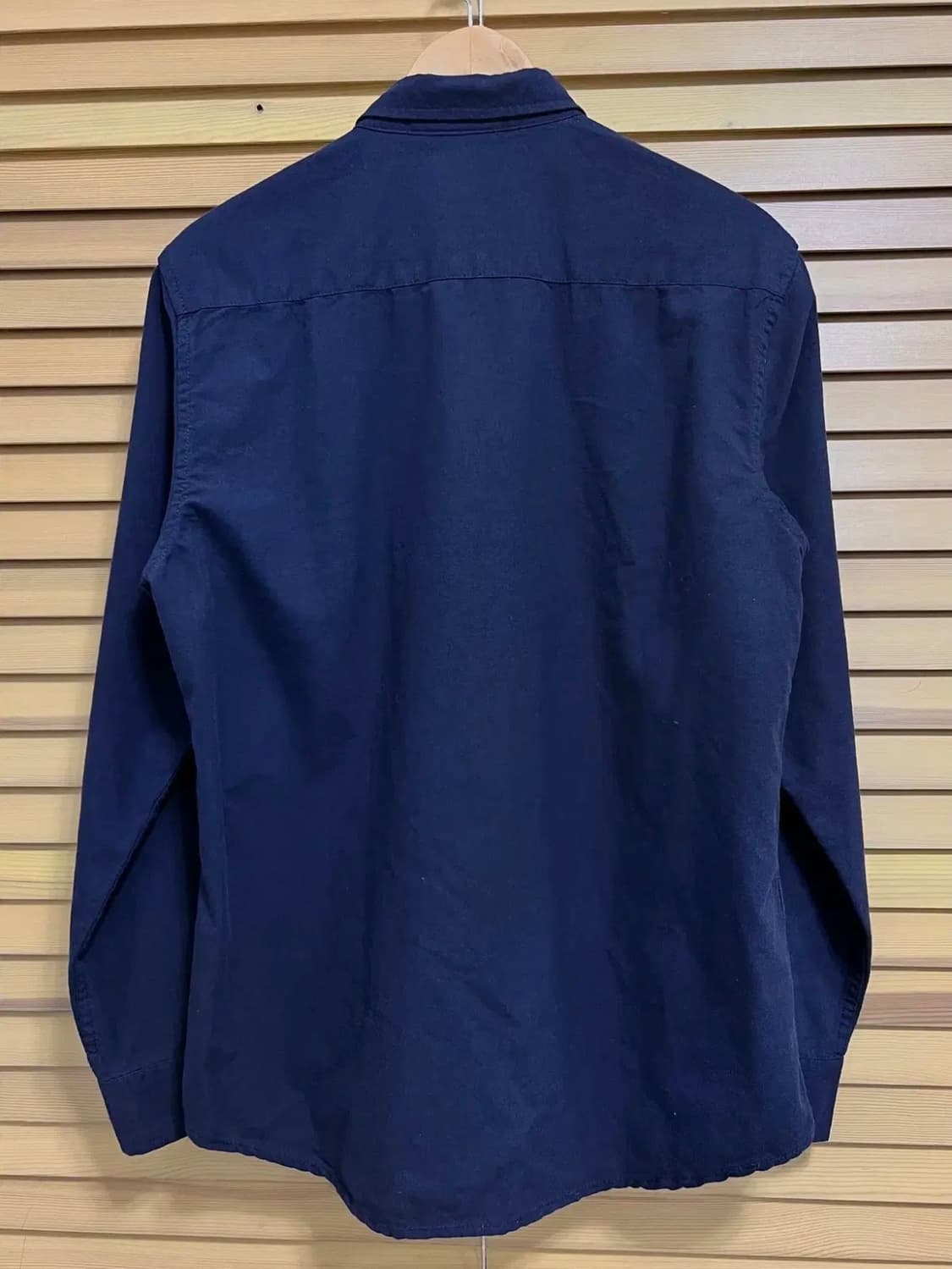 싸이코바니 남성 네이비 코튼셔츠 상품이미지3