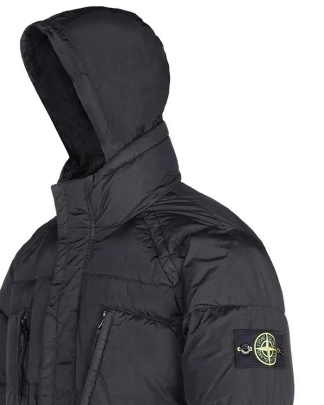 [S] 16FW 스톤아일랜드 크링클랩스 롱패딩 블랙 상품이미지3