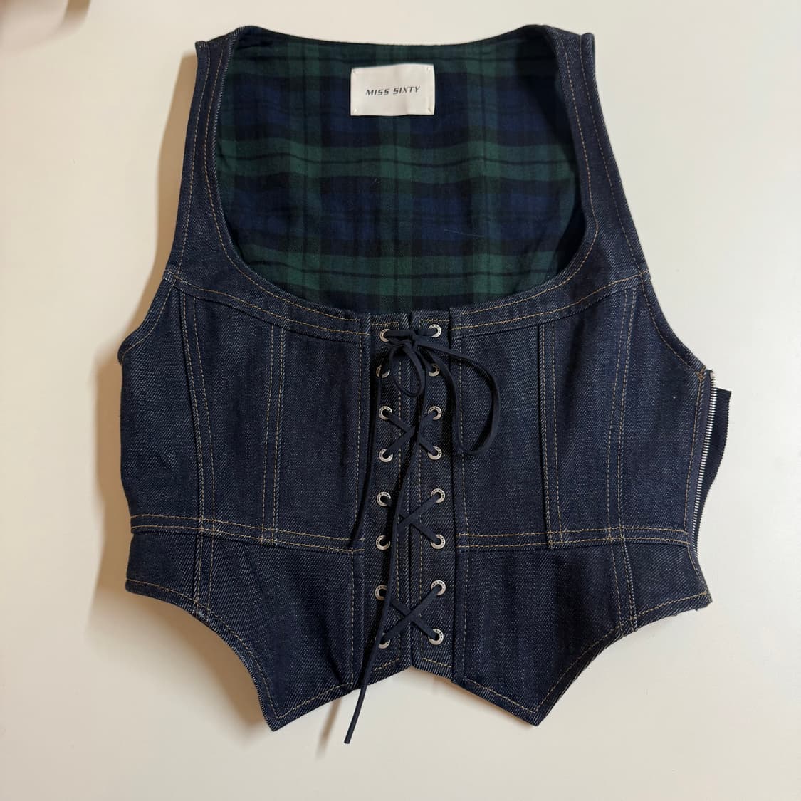 Denim vest (s사이즈) 상품이미지2