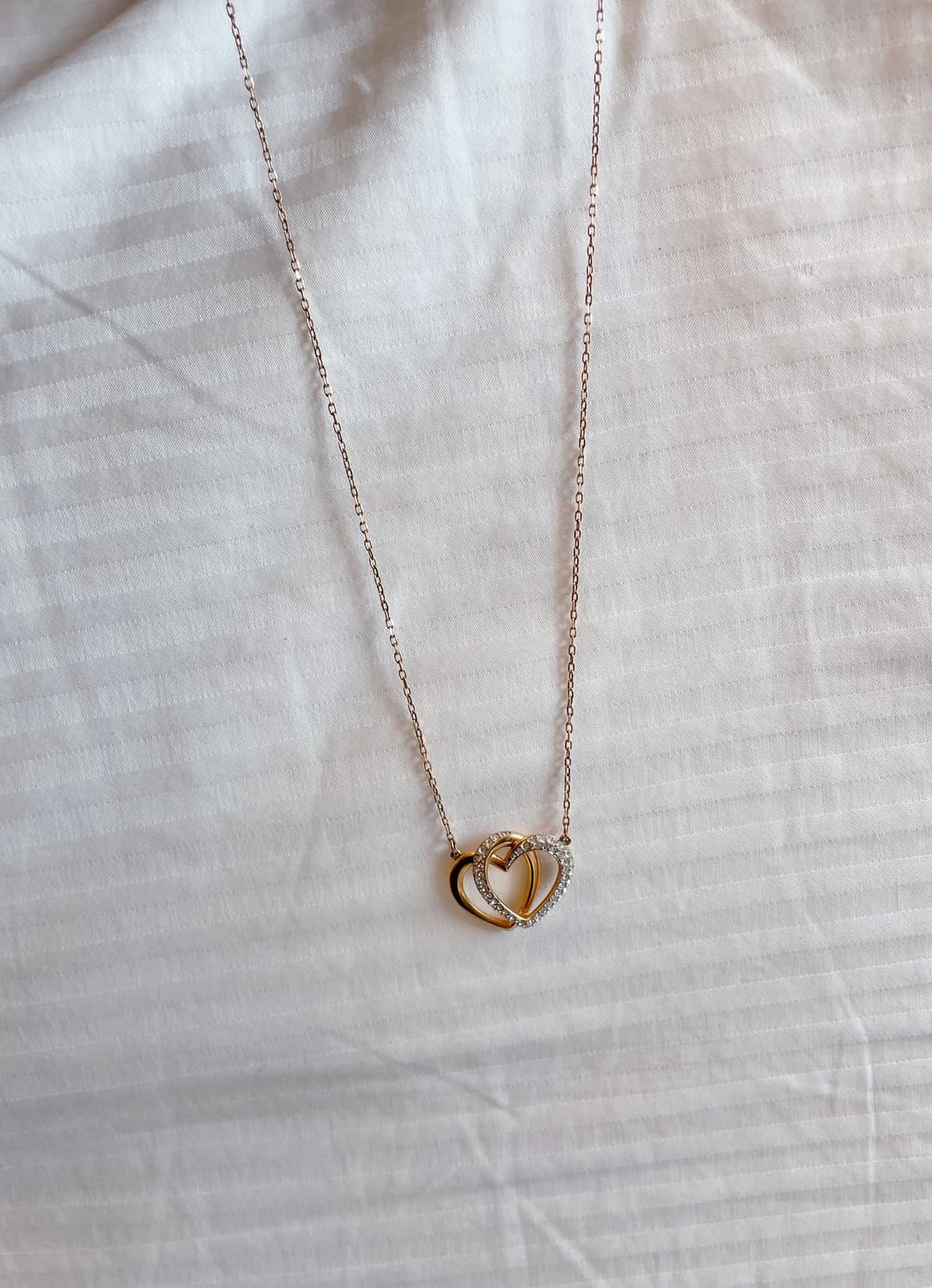 [파격가]스와로브스키 정품 디어 하트 목걸이 네크리스 골드컬러 크리스탈 상품이미지2