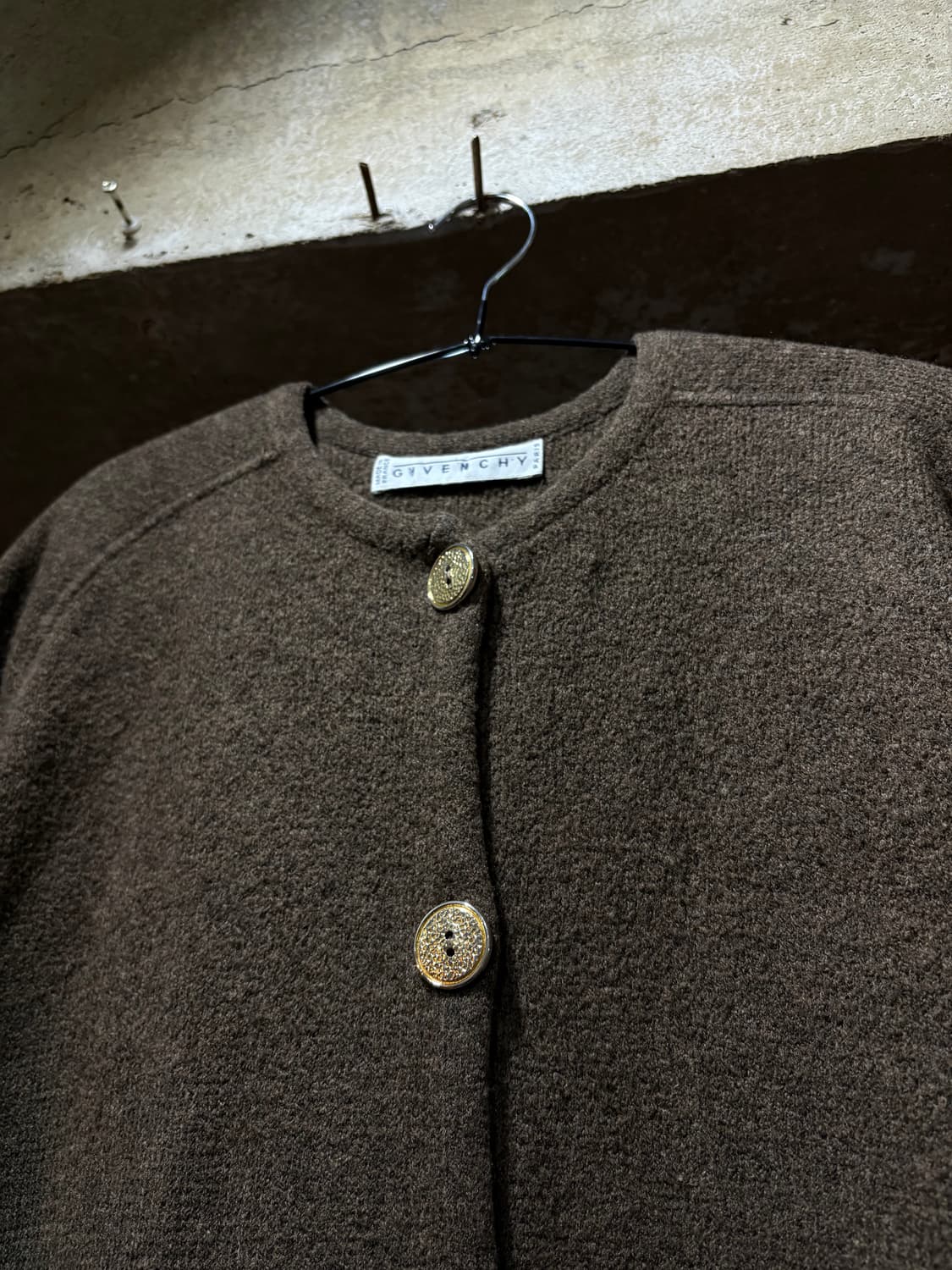 90s Givenchy 지방시 울 혼방 포인트 자켓 상품이미지2