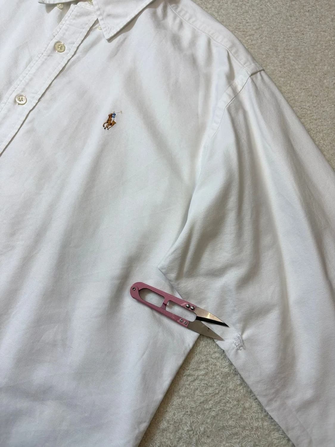 폴로 랄프로렌 00's YARMOUCH 화이트 셔츠 PN6261 상품이미지4