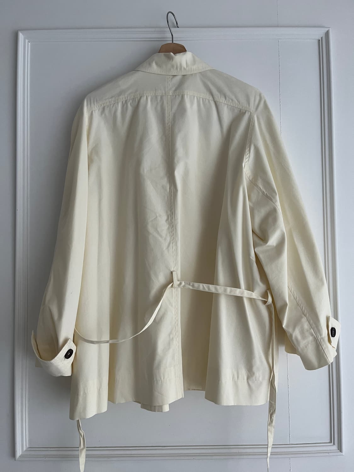 로우클래식 아아보리 트렌치코트 상품이미지4