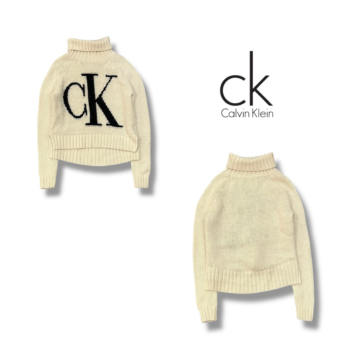  캘빈클라인 진스 터틀넥 울 니트 y13902 상품이미지1