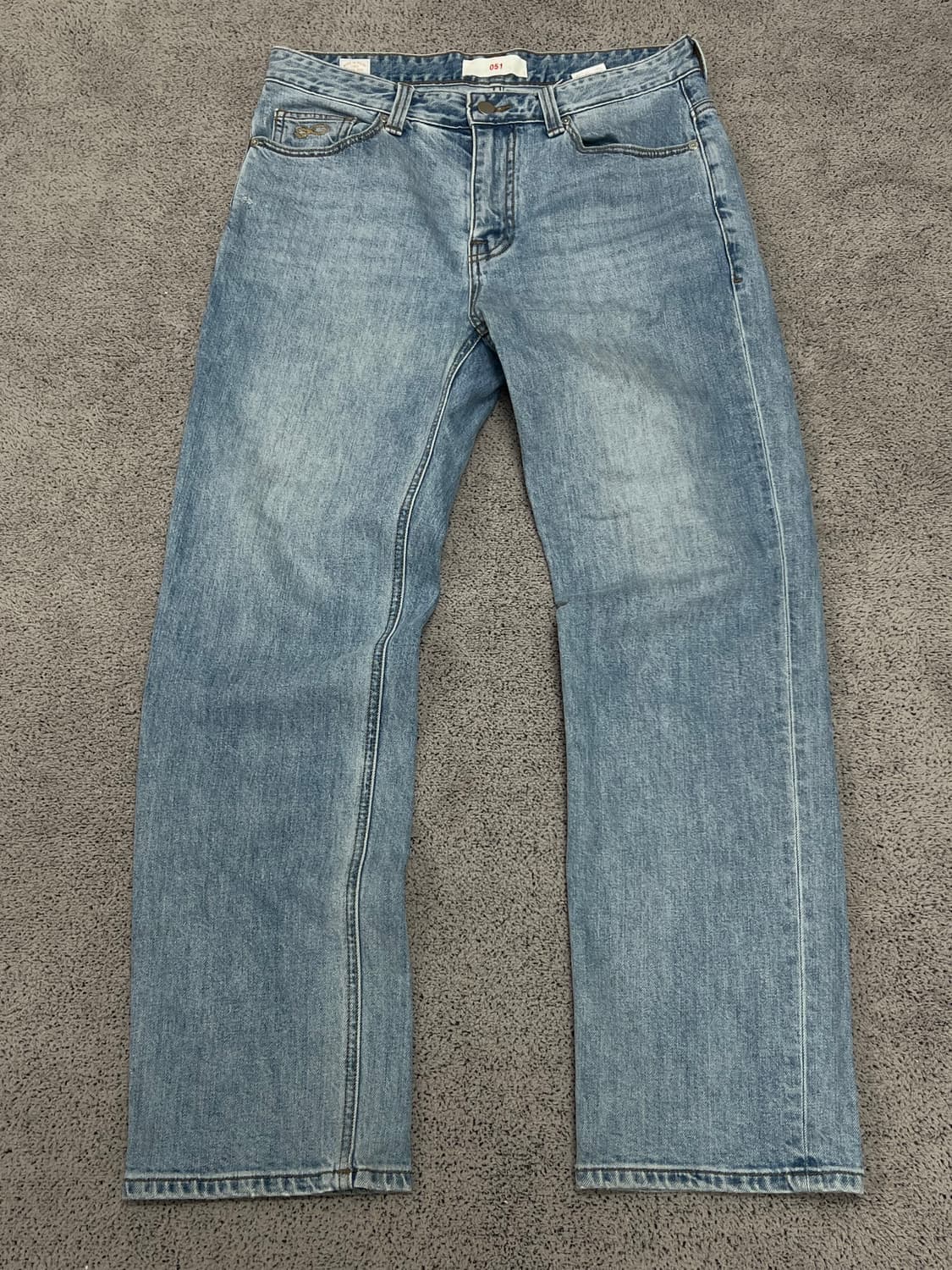 (32) 플랙 051 연청 데님 팬츠 상품이미지1